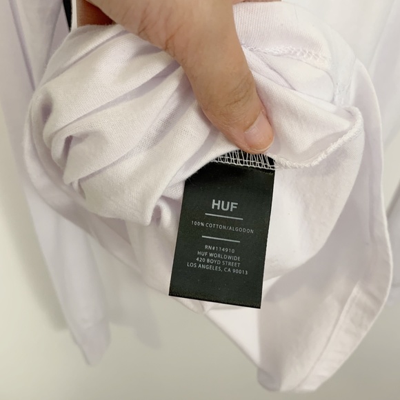 HUF Men's long sleeve pocket tee - Picture 7 of 8